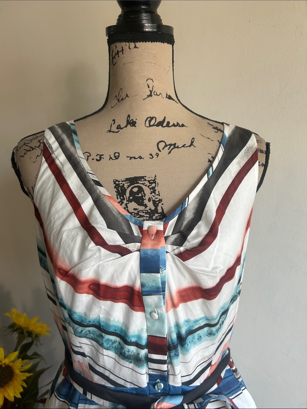 Anthropologie Moulinette Souers Afterlight Striped Dress Size 8 NWT - Picture 6 of 13